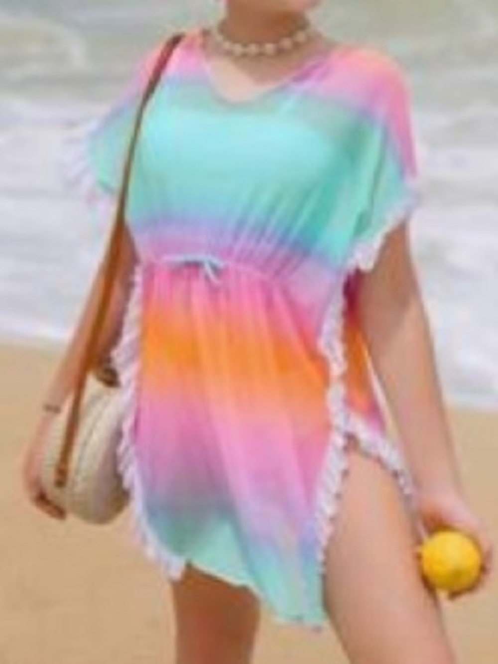SHEIN Multicolor Kids Swim Coverups